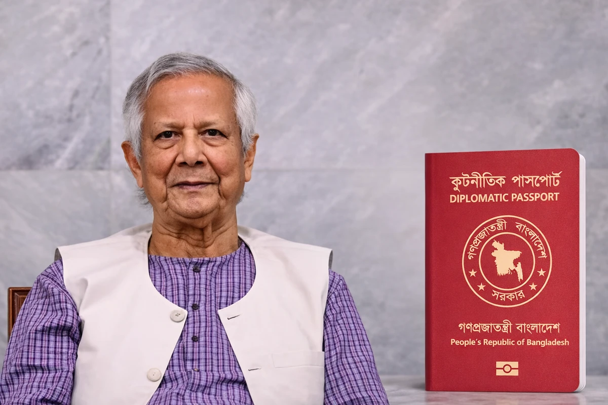 রাষ্ট্রীয় কূটনৈতিক পাসপোর্ট হস্তান্তর করলেন ড. মুহাম্মদ ইউনূস