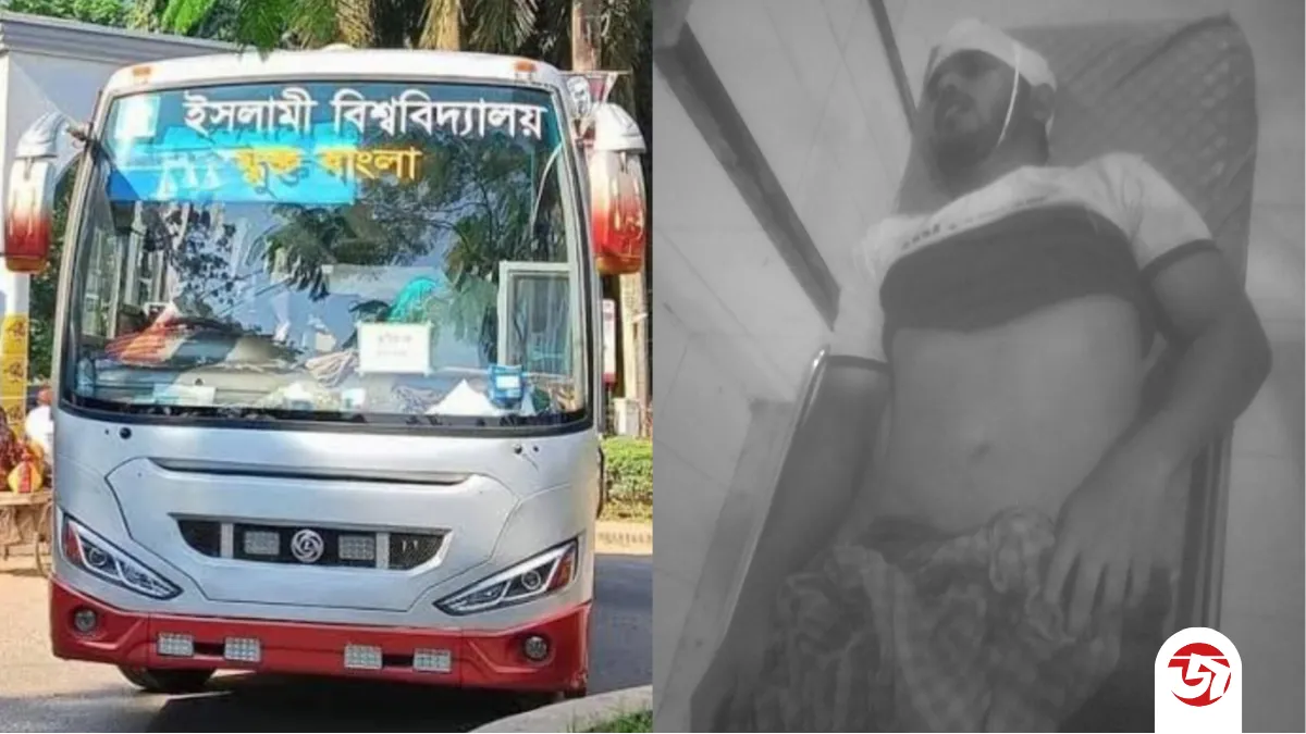 ইবির ‘মুক্ত বাংলা’ বাসের ধাক্কায় ভ্যান চালকের মৃত্যু